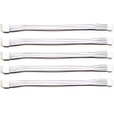 Litcessory Extension Cable Compatible with Nanoleaf Essentials Lightstrips | 6in, 5 Pack, White
