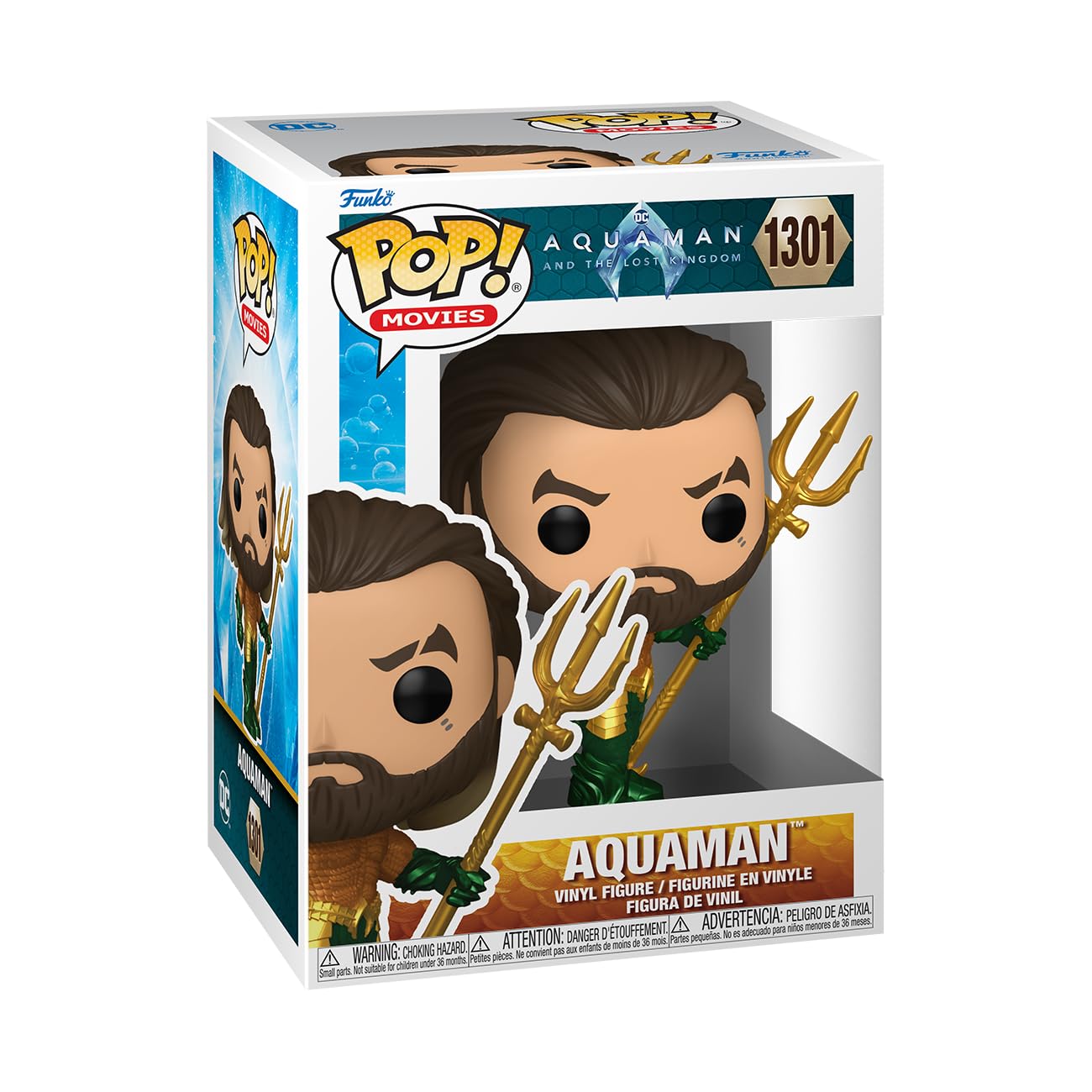 Funko Pop! Movies: DC - Aquaman Hero Suit - Collectable Vinyl Figure - Gift Idea - Official Merchandise - Toys for Kids & Adults - Movies Fans - Model Figure for Collectors and Display
