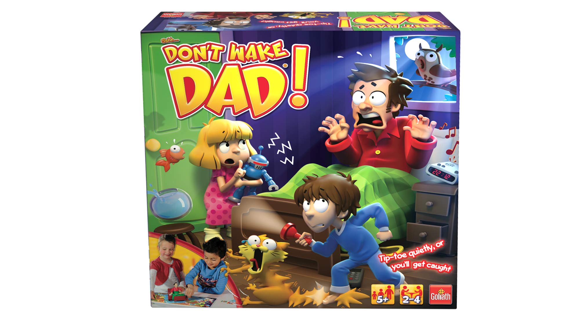 Buy Goliath Don'T Wake Dad Action And Reflex Children'S Board Online at