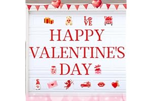 Ferraycle 30 Pcs Magnetic Valentines Day Garage Door Decorations Heart Valentines Garage Door Magnets Love Decor Car Magnets Stickers Refrigerator Decals