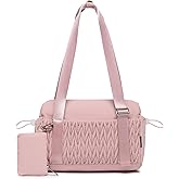 Small Gym Bag for Women Quilted Mini Tote with Wet Compartment and Coin Purse, Cute Duffle Bag for Girls Workout Sport Travel