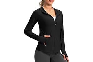 G Gradual Women's UPF 50+ Sun Protection Hoodie Jacket Lightweight Zip Up Jackets Long Sleeve Shirts for Women Hiking Outdoor