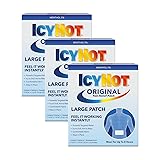 Icy Hot Orginal Large Pain Relief Patches, Powerful