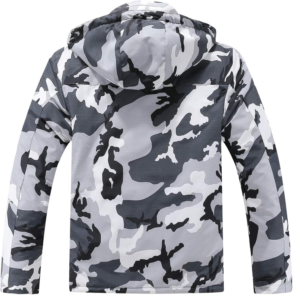 Men's Waterproof Ski Jacket Warm Winter Snow Coat Hooded Raincoat: Clothing