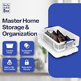 Really Useful Box 33 Litre Plastic Storage Clear Brand New Packaging view 2