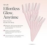 Kitsch Dermaplaning Blades Face Razor 12pc Blush view 2