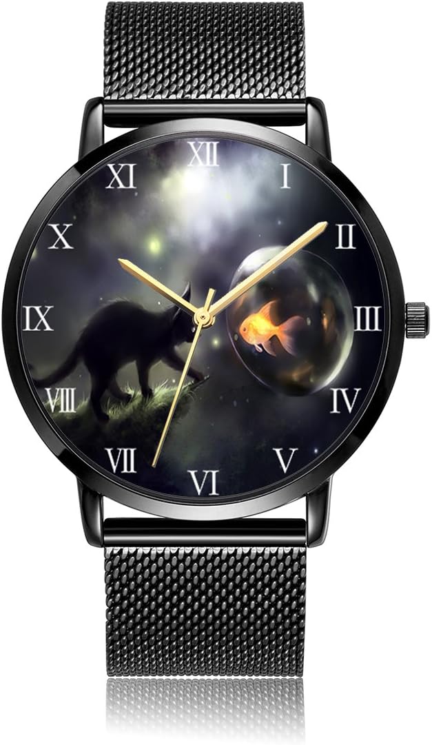 Watches Women Stainless Steel Classic Luxury Casual Watches Waterproof Quartz Mesh Band Wrist Watch