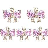 LEGENTLISUR 5-25Pcs Charms for Jewelry Making Crystal Charms Bulk Pendants for DIY Necklace Bracelet Jewelry Making and Crafting