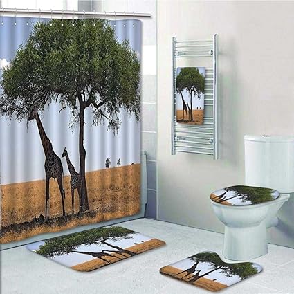 Amazon Com Aolankaili 5 Piece Bathroom Set Includes Shower