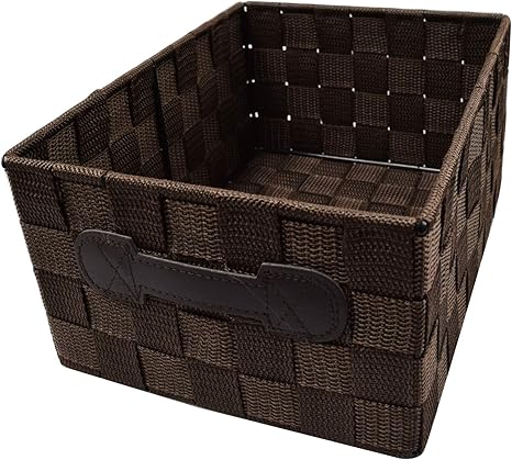 Amazon ロイヤルホームセンター バンド収納ケース Br W ブラウン 小物ケース 整理 整頓 リビング おしゃれ シンプル 収納 収納ケース ボックス オンライン通販