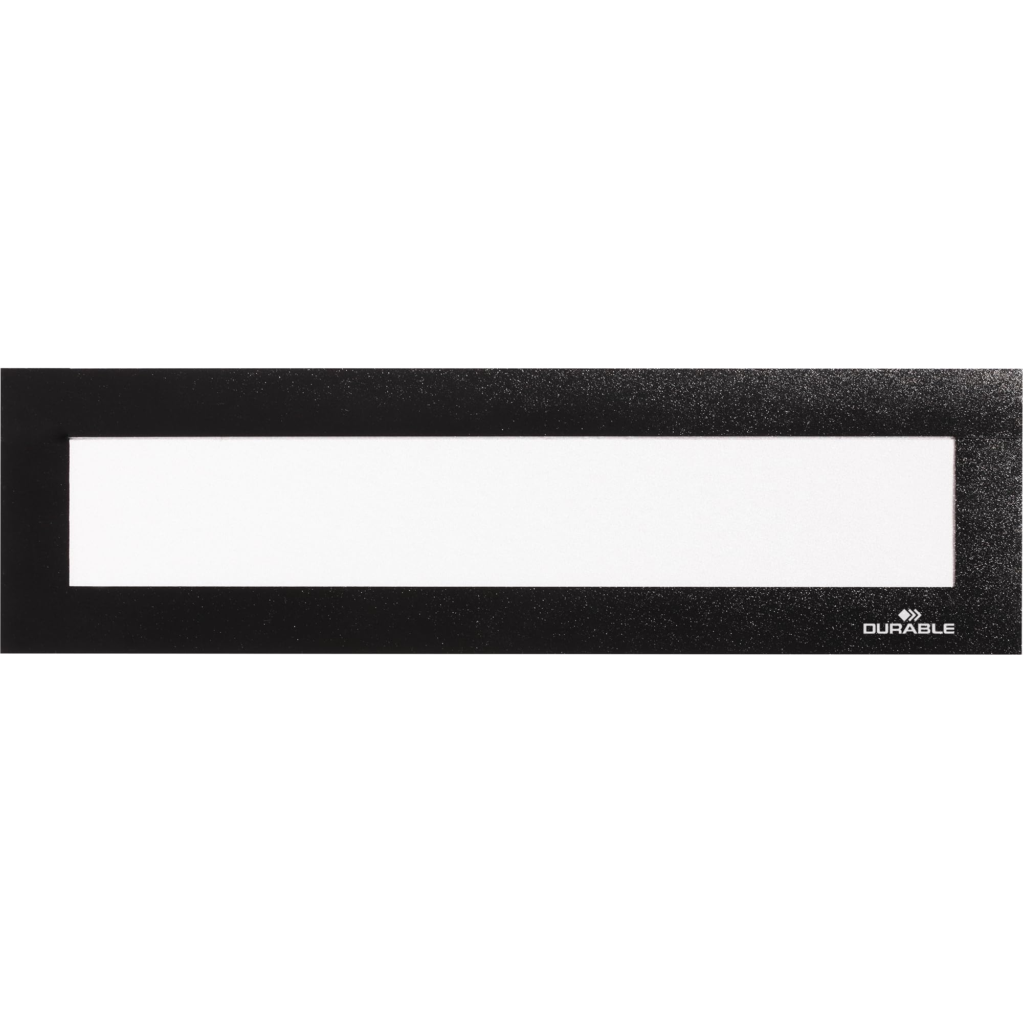 Durable 498601 Duraframe Magnetic Top, Magnetic Title Frame, A4 - Black, Pack of 5,236 x 66 mm