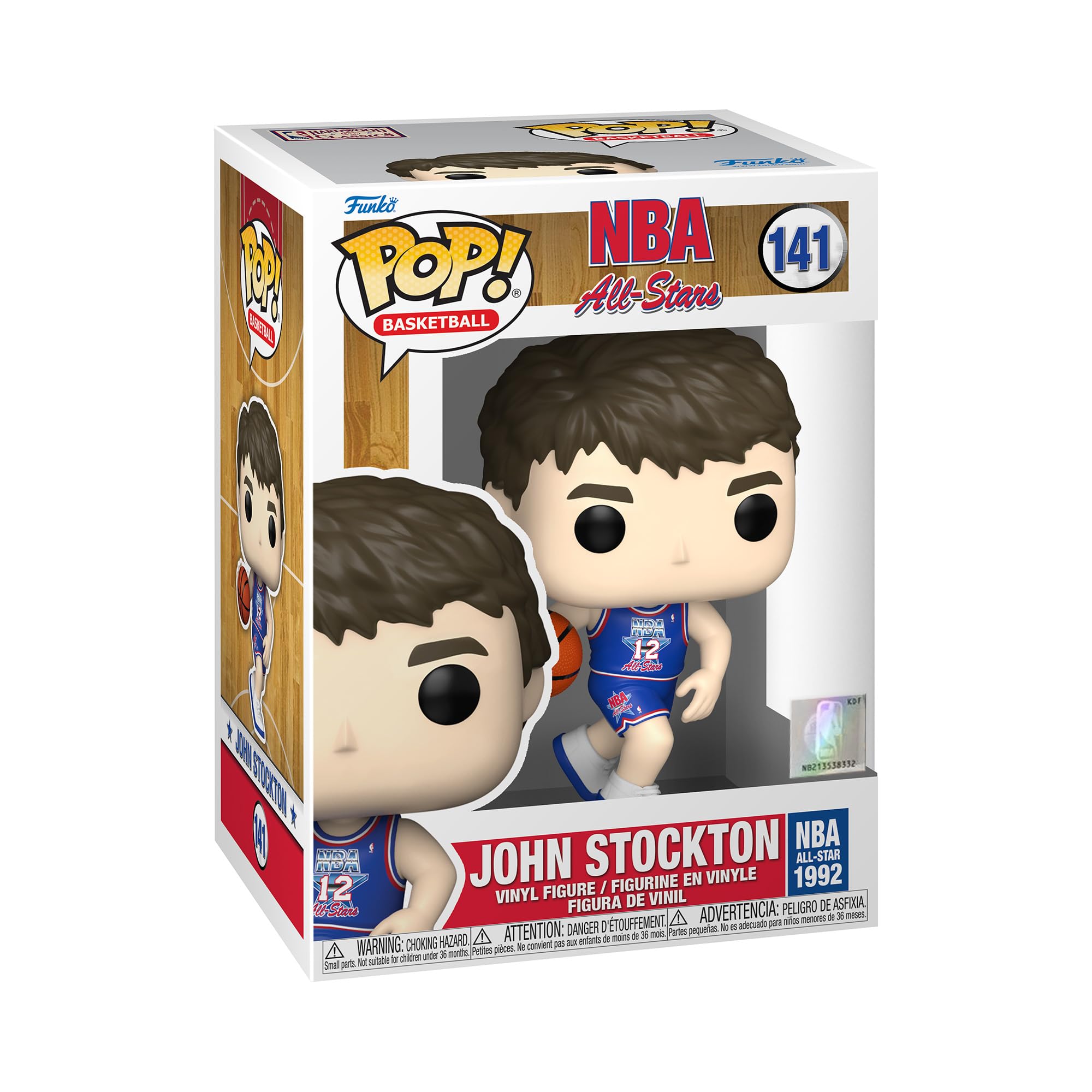 Funko POP! NBA Legends-John Stockton - (Blue All Star Uni 1992) - Collectable Vinyl Figure - Gift Idea - Official Merchandise - Toys for Kids & Adults - Sports Fans - Model Figure for Collectors