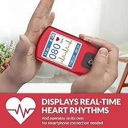 Portable EKG Monitor & Heart Rate Monitor with LCD
