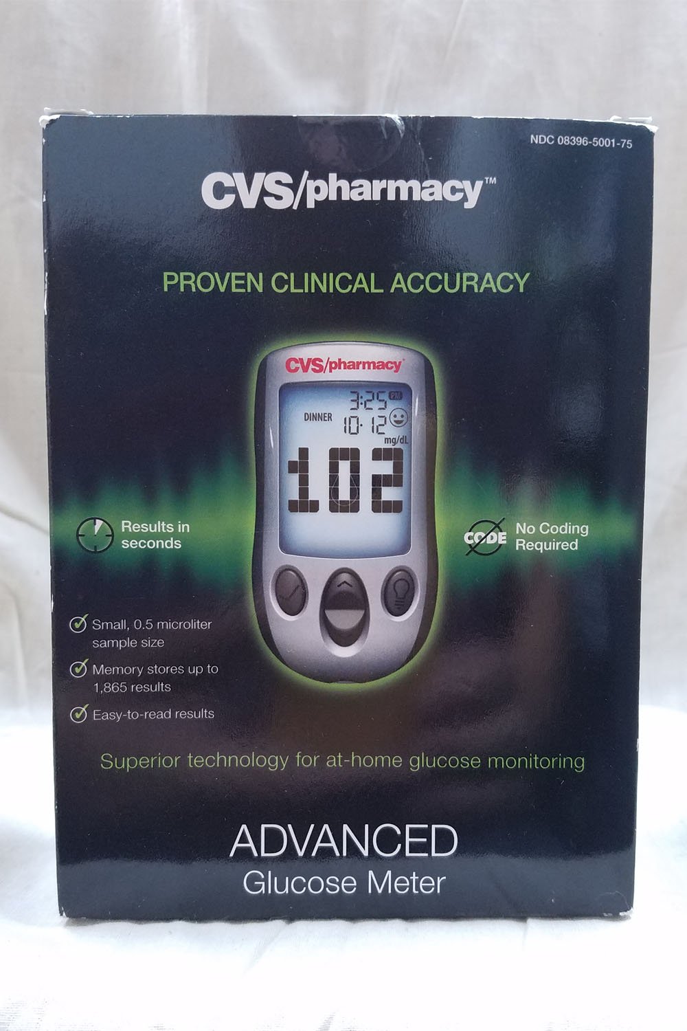 CVS Advanced Blood Glucose Meter 050428486900 eBay