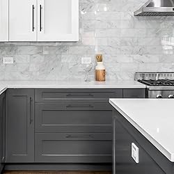 Ravinte Black Cabinet Handles 20 Pack 8 inch Matte