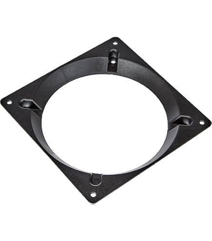 120mm To 80mm Fan Adapter Flow Converter – PC Mod Mount, Custom Panel Hose Flange