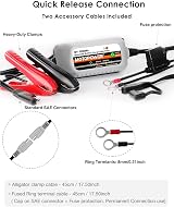 MOTOPOWER MP00205B 12V 1000mA Battery Charger Maintainer UK Plug view 5