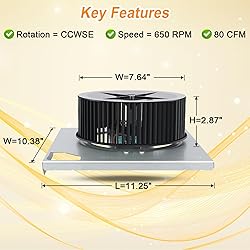 S97018218 Bathroom Exhaust Fan Motor Replacement