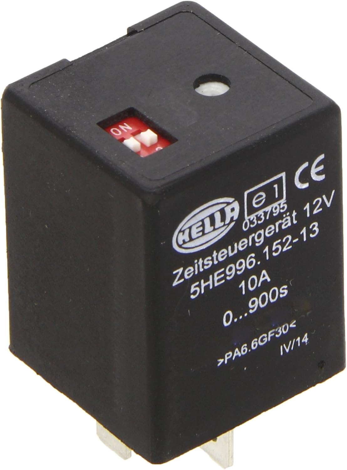 Minuterie HELLA 5He 996 152-141 - Relais Inverseur 24V, 5 Connexions, Temporisation 0-900s - 7