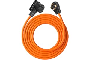Uargd 25 ft Dryer Extension Cord, 4-Prong NEMA 14-30P to 14-30R, 125V/250V, STW 10AWG/4C, 30A, Durable Copper Wire with Stora