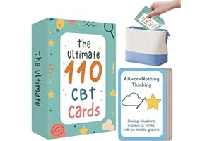 Mental Health Coping Skills Cards for Kids, Portable Emotional Insight Supplies, Comprehensive Management Tool, for Adult Stu