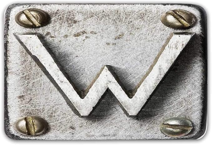 Amazon.de: Buchstabe W rutschfeste Fußmatte, Großbuchstaben W