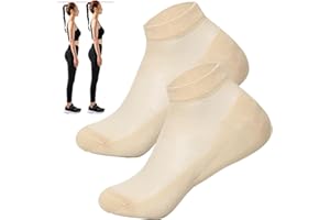 Height Socks- Invisible Lift Insoles | Breathable Silicone Booster, 2pcs Comfort Foot Support, Men Women Shoe Raiser, Soft Sw