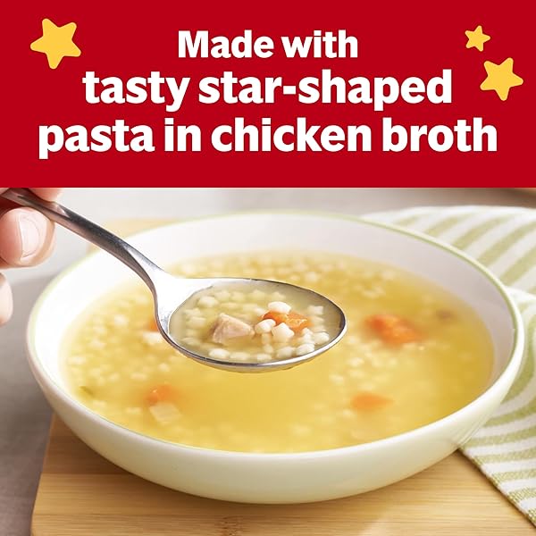 CAMPBELL’S CONDENSED KIDS CHICKEN AND STARS SOUP, 10.5 OZ CAN