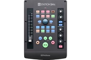 PreSonus ioStation 24c 2x2, 192 kHz, USB Audio Interface and Production Controller with Studio One Artist and Ableton Live Lite DAW Recording Software