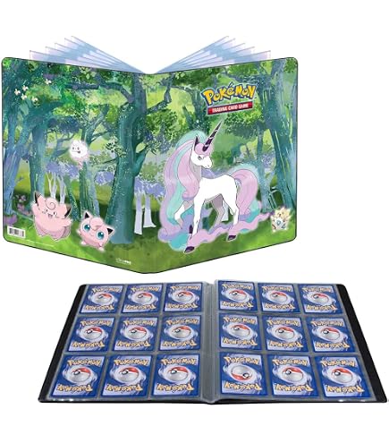 Album Portacarte Ultra-Pro Pokémon Sword And Shield - 4 Tasche Per Pagina, 40-80 Carte, Copertina Colorata, Made In USA