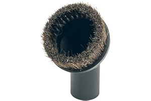 VACEXT Round Horse Hair Vacuum Brush Attachment for Shark Vacuums, Compatible with Miele C1 Shark NV350 NV360 NV500 NV501 HV300 HV301 HV322 HV371 HV372 (1-3/8'' Vacuum Dusting Brush)