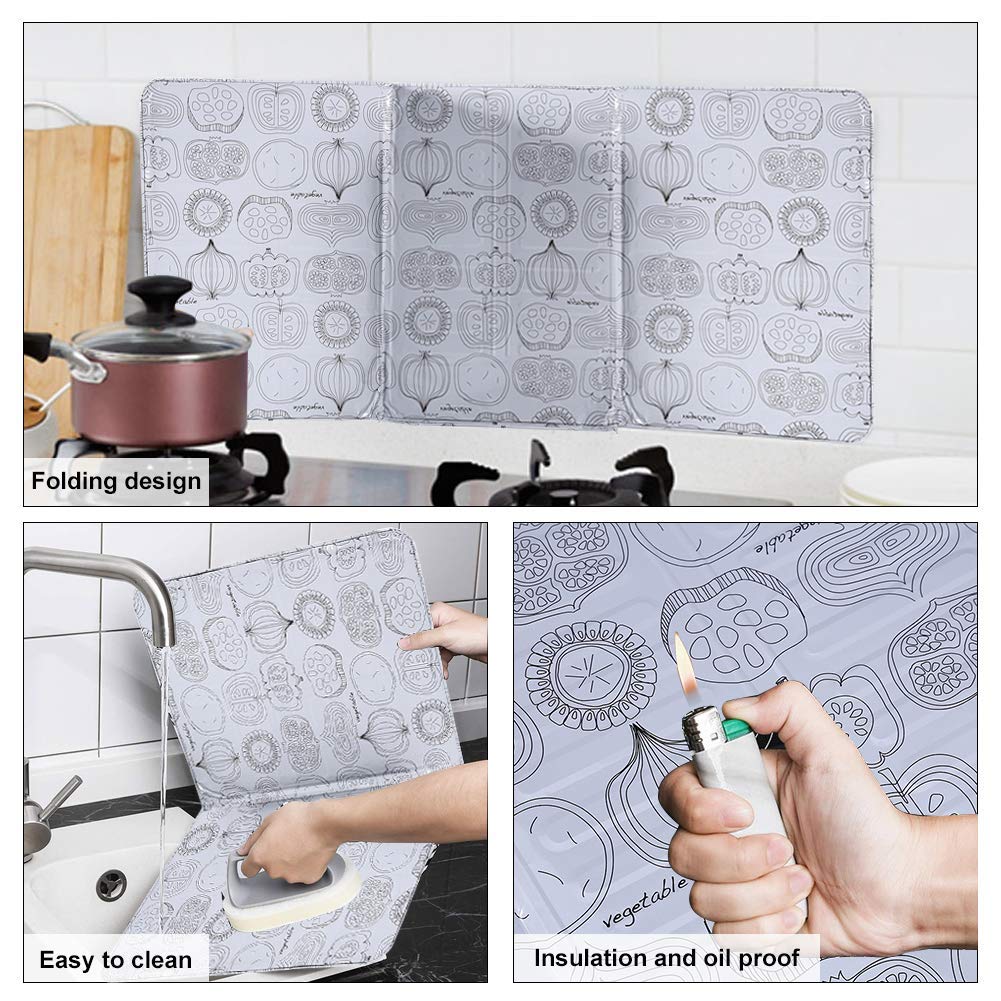 Placa Anti Salpicaduras Salpicadura de Aceite de Estufa de Gas Guard