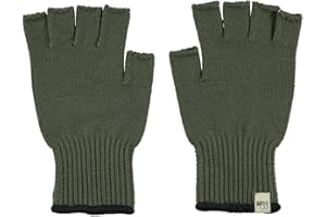 MINUS33 MERINO WOOL Merino Wool Fingerless Gloves - Hunting and Fishing Liner - Half Finger Warm Knitted Gloves
