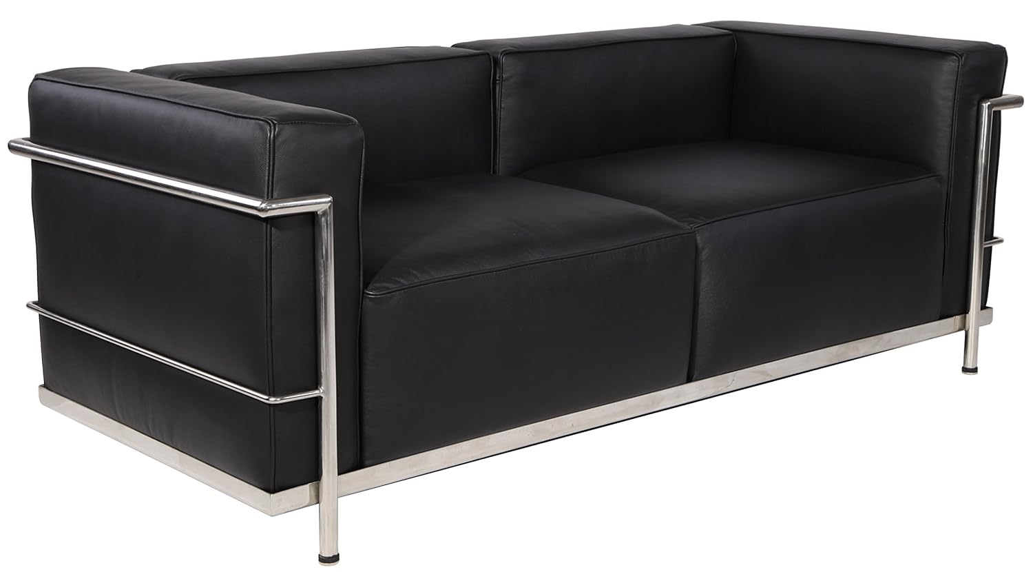 15 Best, High Quality Genuine, Real Leather Sofa Couches, in Black