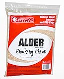 Alder Wood Smoker Chips- 100% Natural Wood Smoking and Barbecue Chips- 2 lb. Bag