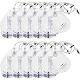 GlobalRoll Urinary Drainage Bag with Anti-Reflux Chamber, Urine Bag with 2000 mL Volume, 48" Drainage Tube, Clips and Hanging Hook, Professional Urinary Bag for Home and Hospitals Health Aids,10 Pack