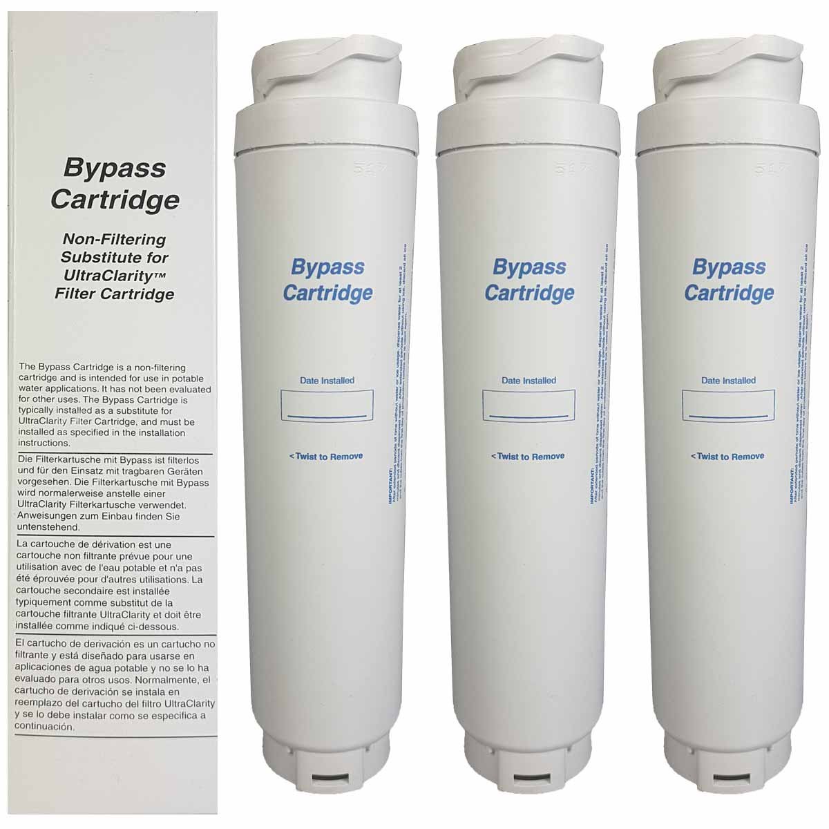 Bosch Siemens Original Bypass Ultraclarity 643046 740572 (Pack of 3)