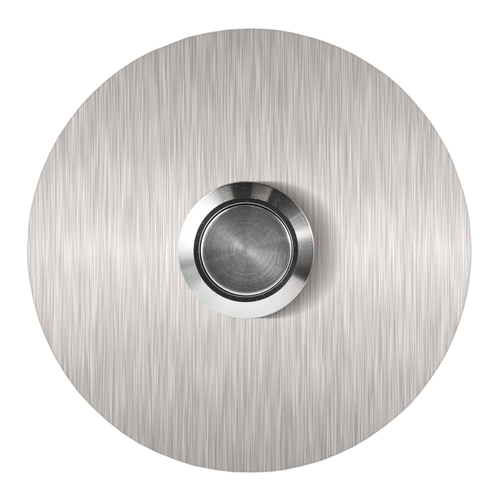 Photo 1 of MSH Modern Stainless Hardware C1 Stainless Steel Doorbell, C- Series Doorbell Button in 304 Stainless Steel 2.36” Round x 5/32” (4mm thick)