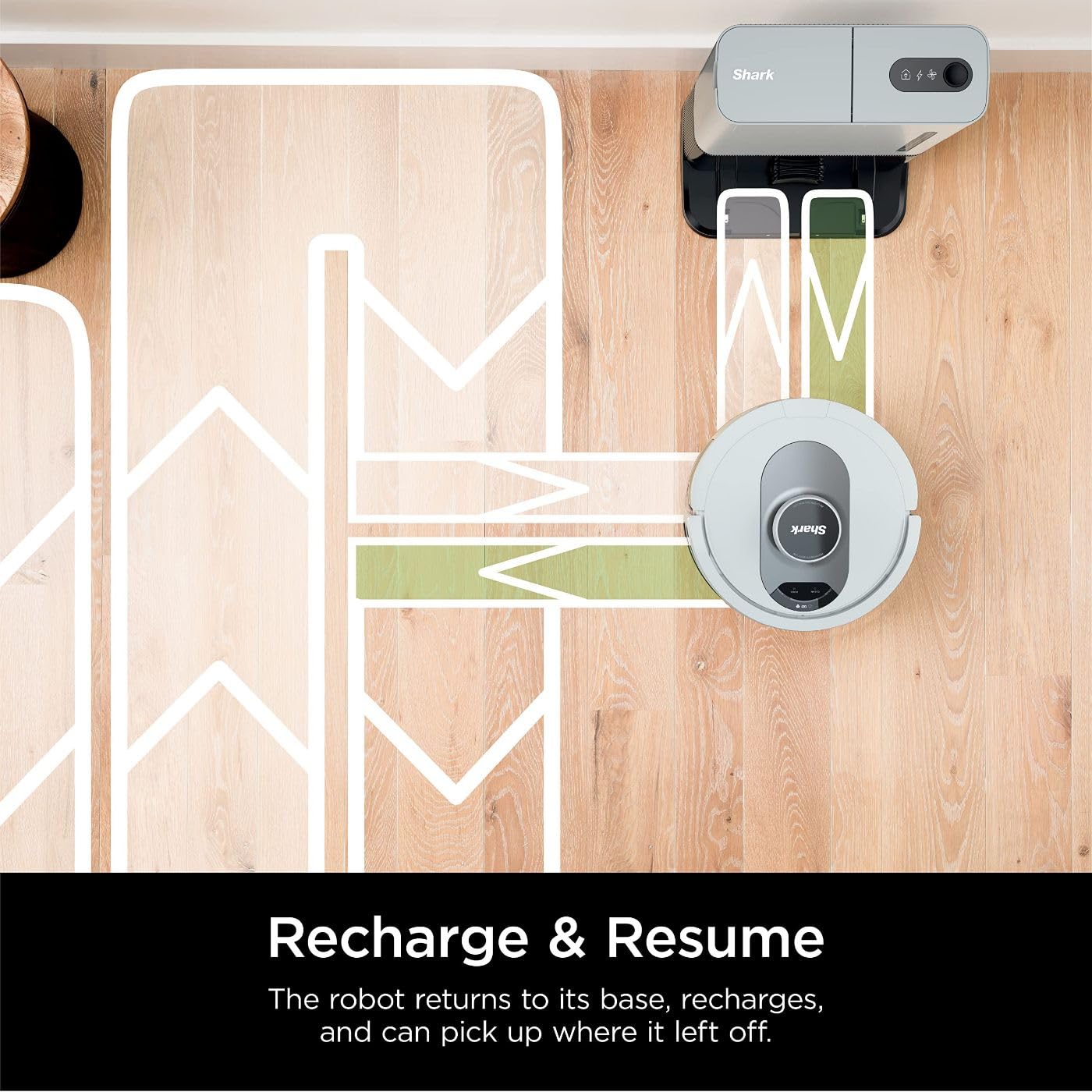 Shark AI Ultra Voice Control Robot Vacuum with Matrix Clean Navigation, Home Mapping, 60-Day Capacity, XL Self-Empty Base for Homes with Pets, Carpet & Hard Floors - Image 8