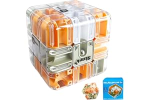 GENERIC 3D Maze Cube Ball for Adults & Kids, Labyrinth Puzzle Brain Teaser Game, Educational Learning Toys for Logical Thinking, Family Board Games, Durable Puzzle Cube Gift for Birthday and Holidays