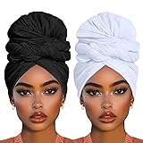 COOKOO 2 Piece Stretch Head Wrap Hijab Extra Jersey