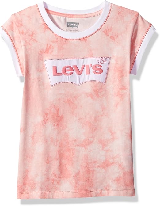 tee shirt levis fille rose