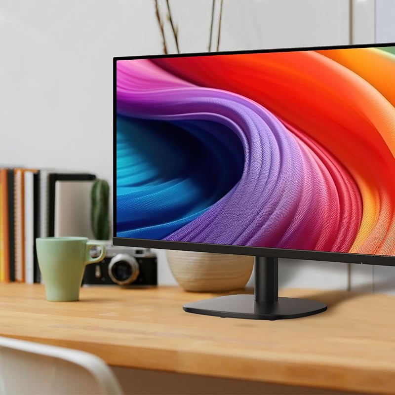 Monitor da 27", FHD 1080p, massimo 100 Hz, compatibile con VESA, altoparlanti integrati, Nero