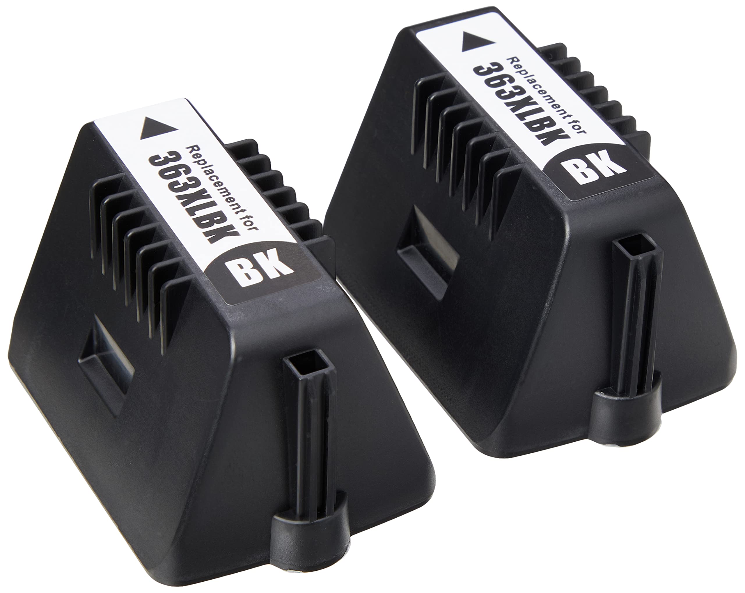 Go Inks 2 Black Compatible Printer Ink cartridges to Replace HP 363BK (XL Capacity) Compatible/Non-Oem for HP Photosmart Printers