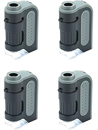 Carson MicroBrite Plus 60x-120x Power LED Lighted Pocket Microscope (MM-300)