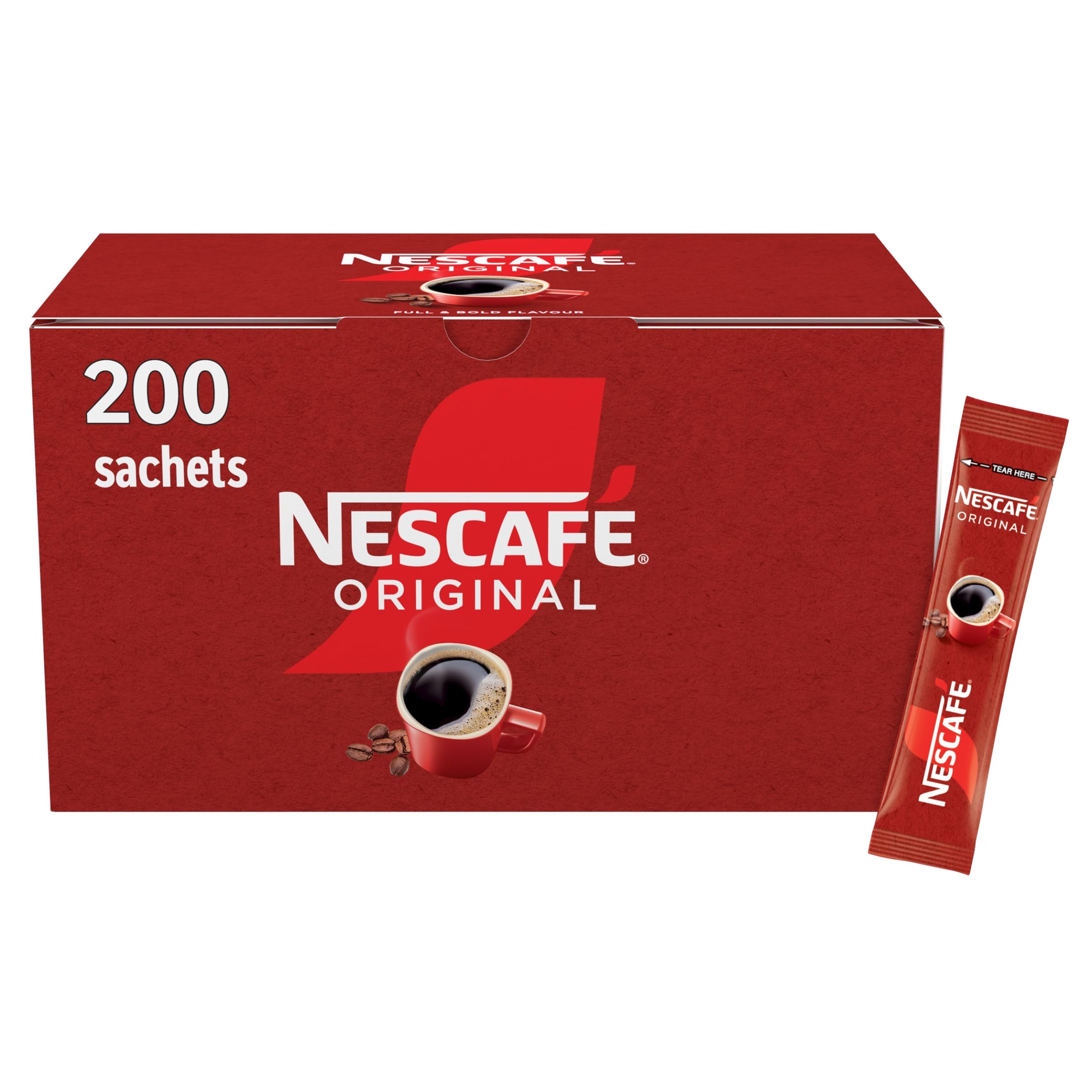NESCAFÉ Original Instant Coffee Sachets - 200 x 1.8g Sticks