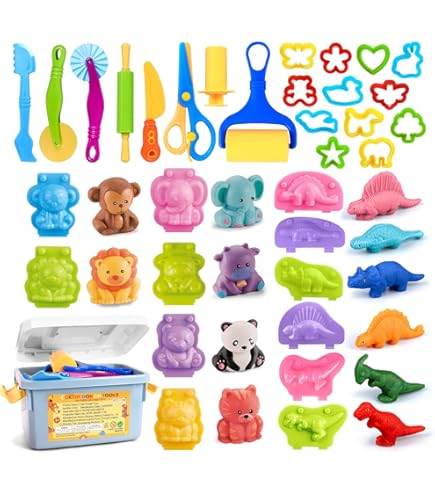 Amazon.com: VConejo Color Dough Toys Dough Accessories Set
