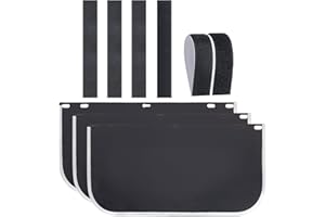 NICENEEDED 3 Pack Face Shield Replacement Lens, 15.5"x 8" Tinted Full Protective Safety Face Shield Replacement Visor, Safety