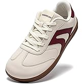HOBIBEAR Barefoot Shoes Zero Drop Wide Leather Fashion Sneakers for Women Men