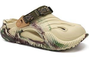 COFACE Mens Recovery Clogs Comfortable Walking Thick Cushion Sandals Sport Casual Orthopedic Mules with Plantar Fasciitis Arch Support